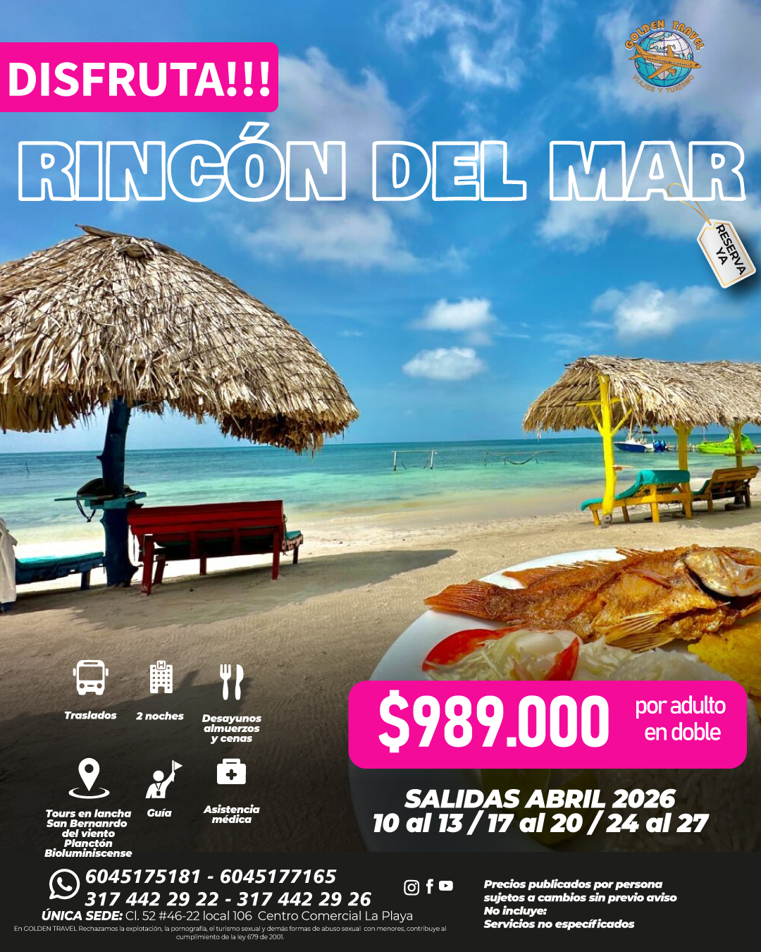 Inicio rincón del mar