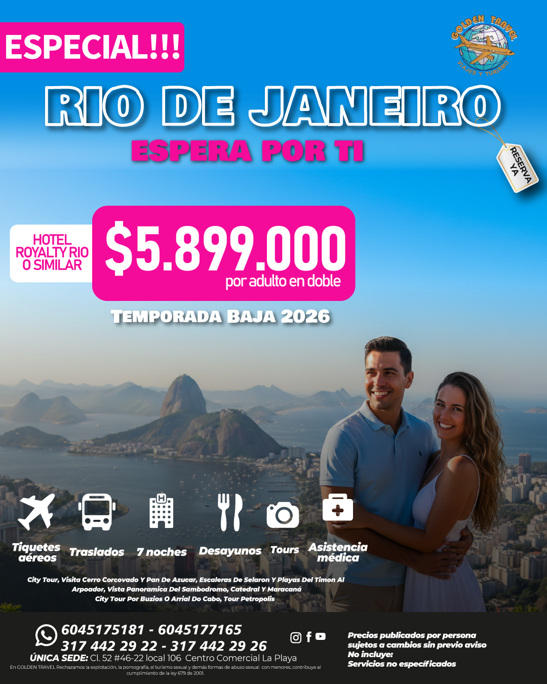 Inicio rio 2026 baja